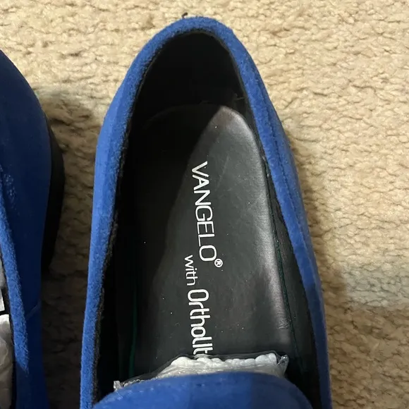 New VANGELO Men Dress Shoe Vallo-3 King-5 Loafer Slip-on  8Wide