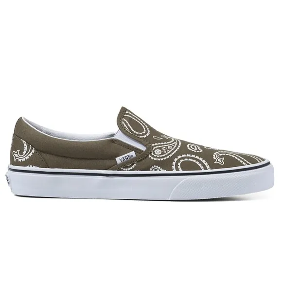 NEW VANS PEACE PAISLEY CLASSIC SLIP-ON SHOE