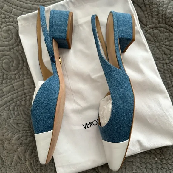 New Veronica Beard Women's Cecile Slip On Slingback Pumps size 11