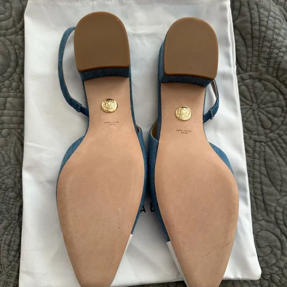 New Veronica Beard Women's Cecile Slip On Slingback Pumps size 11