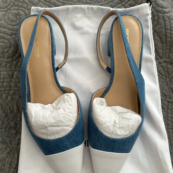 New Veronica Beard Women's Cecile Slip On Slingback Pumps size 11