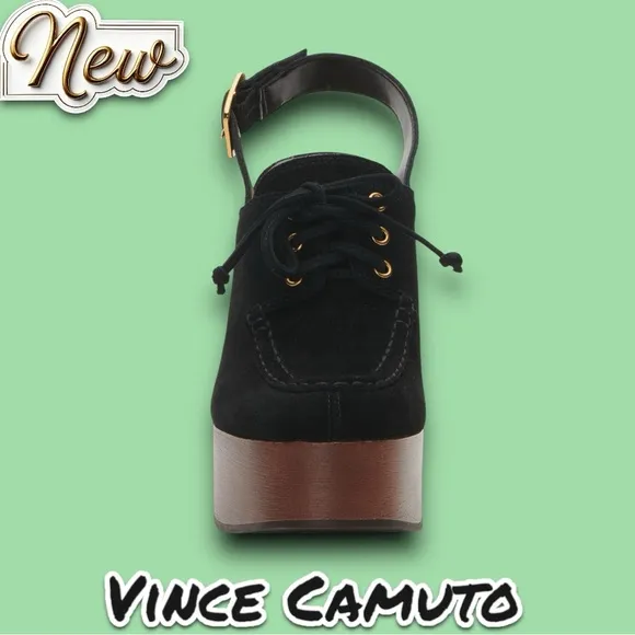 New Vince Camuto Inerta Slingback Platform Clog Heels Women