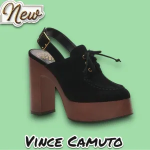 New Vince Camuto Inerta Slingback Platform Clog Heels Women