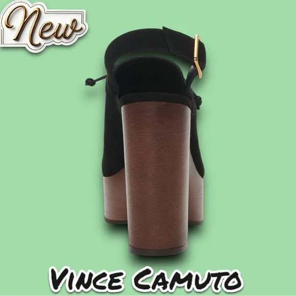 New Vince Camuto Inerta Slingback Platform Clog Heels Women