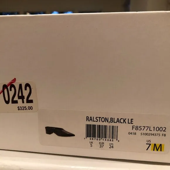 NEW Vince Ralston Pointed-Toe Mules