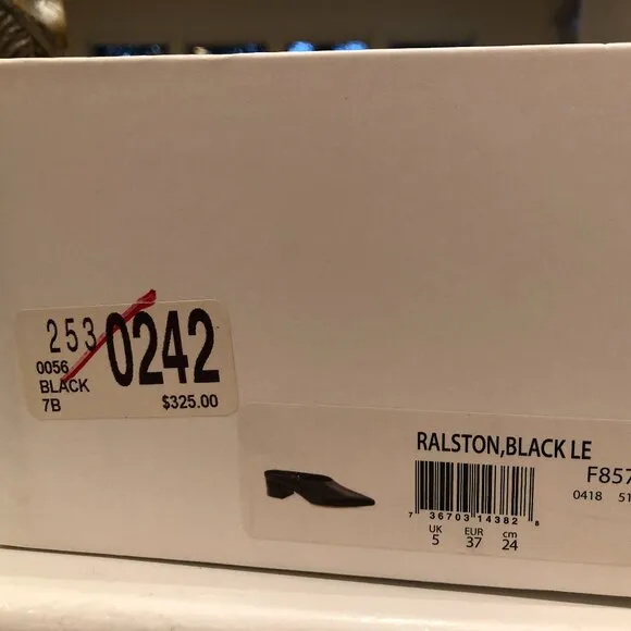 NEW Vince Ralston Pointed-Toe Mules