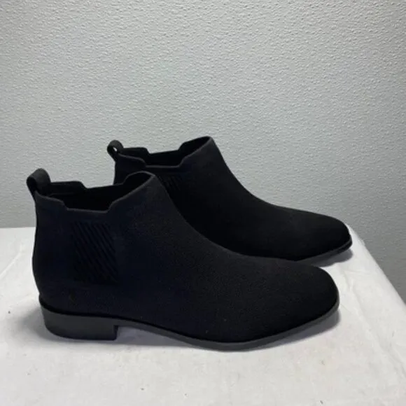 NEW VIVAIA Ryan 2.0 Slip On Black Mesh Water Repellant Knit Booties Size 9.5