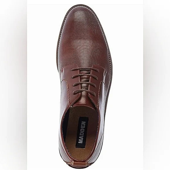 New w/o Box Men's Madden Hainnz by Steve Madden Vegan Leather Lace-Up Oxfords 11