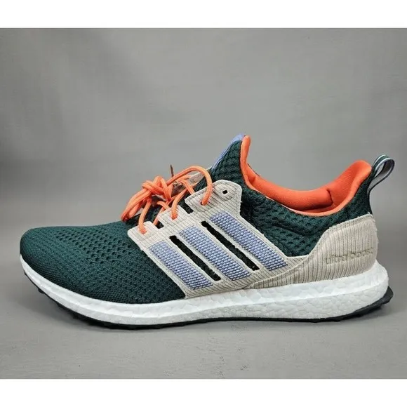 New XMAS Adidas Ultraboost 1.0 Green Core Blue Wonder Beige ID9668 Men’s Size 10