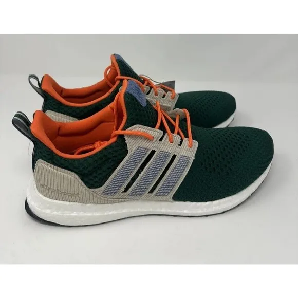 New XMAS Adidas Ultraboost 1.0 Green Core Blue Wonder Beige ID9668 Men’s Size 10