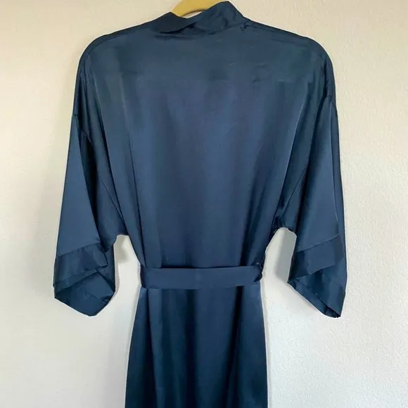 New XS/S VERY SEXY Silky Satin Robe Kimono SHORT