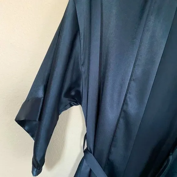 New XS/S VERY SEXY Silky Satin Robe Kimono SHORT
