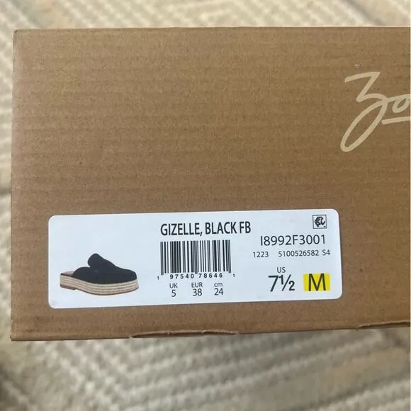 New 7.5 ZODIAC Women's Gizelle Slip-on Mules