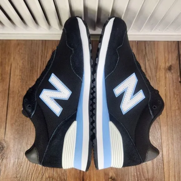 New Balance Classics 515 v3 Womens Sz 6 B Black Running Sneakers Shoes WL515CO3