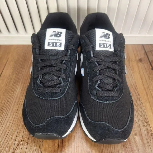 New Balance Classics 515 v3 Womens Sz 6 B Black Running Sneakers Shoes WL515CO3