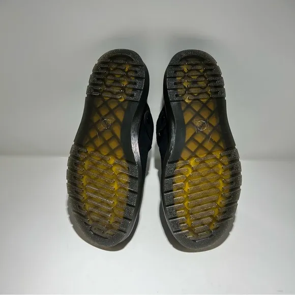 [NEW/BNIB] Dr Martens Black Carlson Suede Leather Slingback Slip On Mules US W8