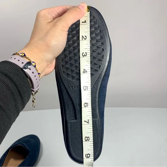 NIB Aerosoles Sz 6.5W Women's Betunia Soft Loafer Flat in Navy
