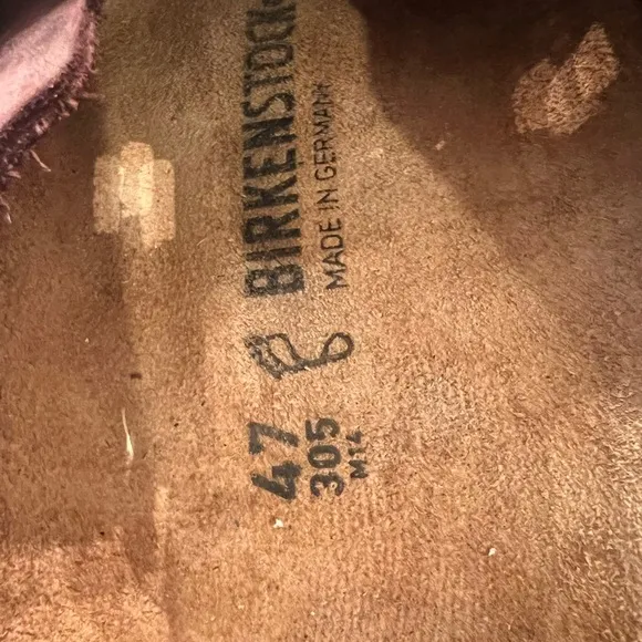 NIB Birkenstock Men’s Boston Soft Clogs in Habana Oiled Leather in size 14