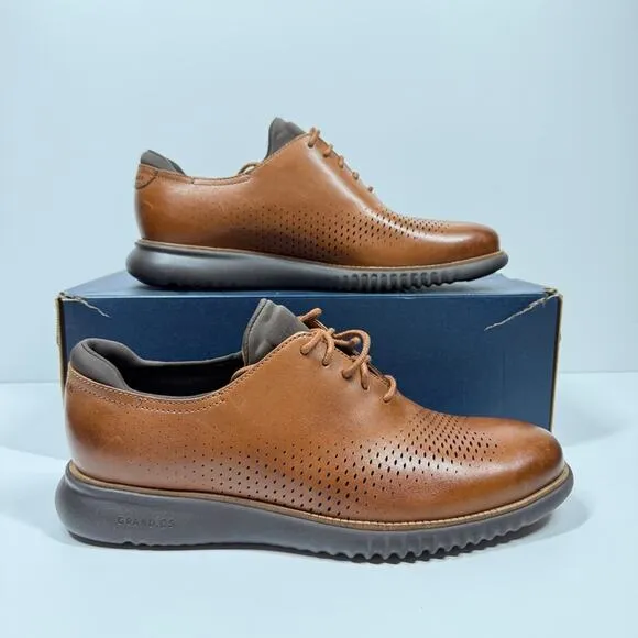 NIB • Cole Haan Men's 2.ZERØGRAND Laser Wingtip Oxfords Size: 9
