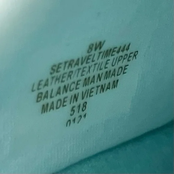 NIB Easy Spirit 8W WIDE Traveltime Slip On Comfort Clogs Mules Palm Leaf Blue