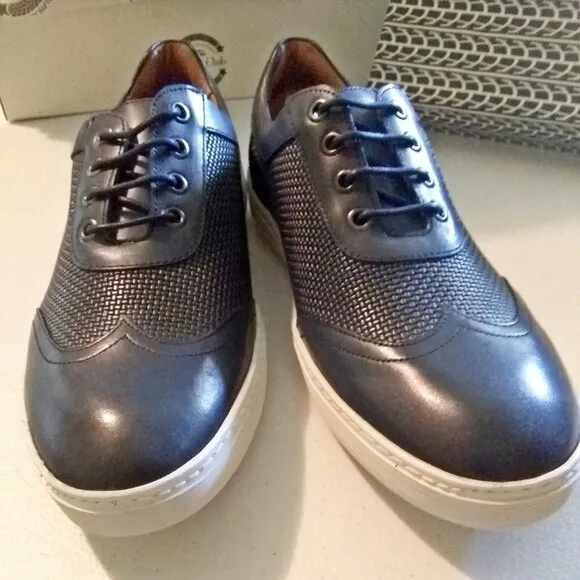 NIB Navy Napa Perforated Wingtip Oxfords 8.5 - MSRP $119