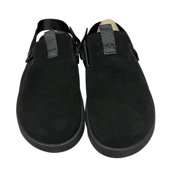 NIB SOREL Women’s Black Suede Viibe Clogs Size 9