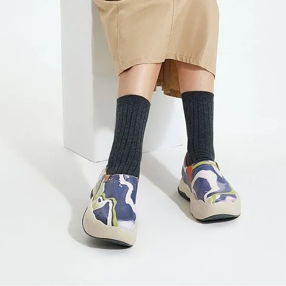 NIB UIN Women's Shoes Slip On Lightweight Sneaker Toledo New Boho Festival 7