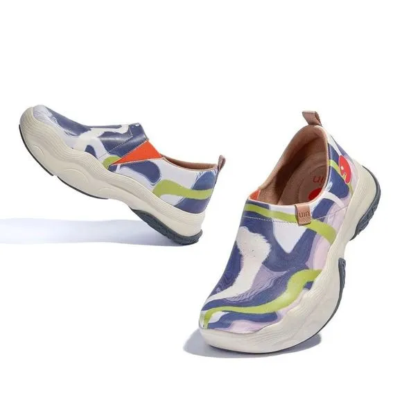 NIB UIN Women's Shoes Slip On Lightweight Sneaker Toledo New Boho Festival 7