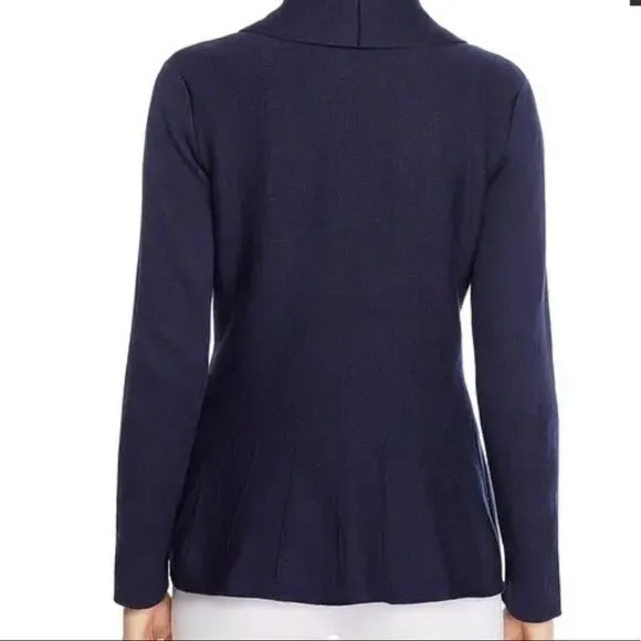 NIC   Zoe Double breasted blazer indigo navy blue Size M  Retail $178