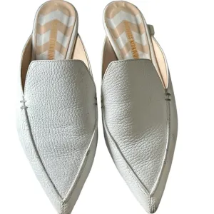 Nicholas Kirkwood white mules size 38.5 EU