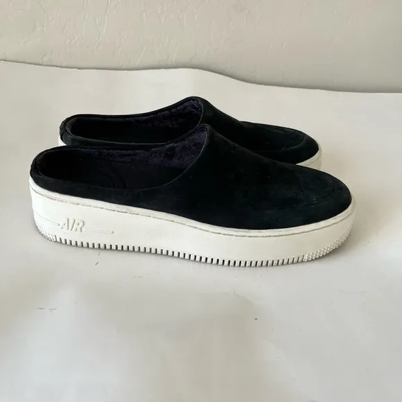 Nike Air Force 1 Lover XX Sneaker Loafers Clogs Black Purple Size 8.5