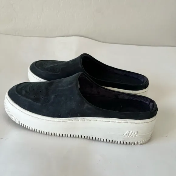 Nike Air Force 1 Lover XX Sneaker Loafers Clogs Black Purple Size 8.5