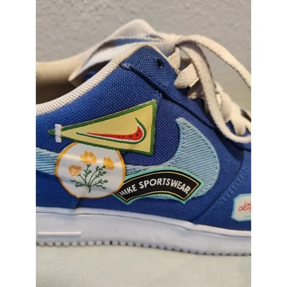 Nike Air Force 1  Low Patched Up LA DX2304-400 Size 14 Anniversary Edition