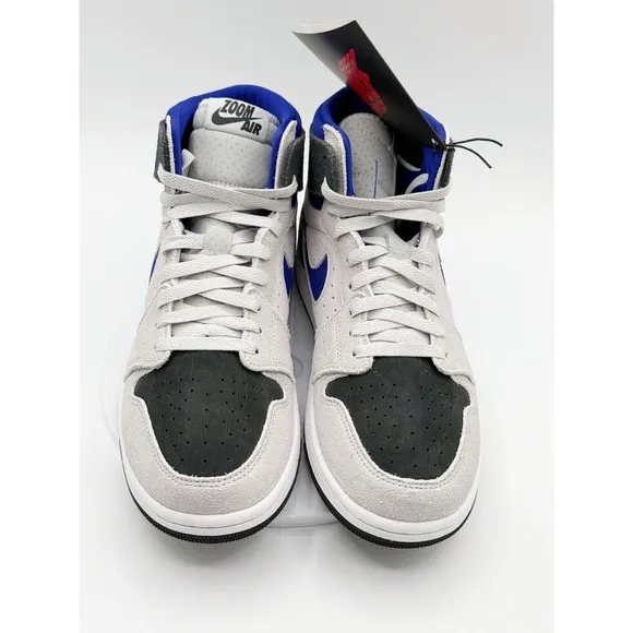Nike Air Jordan 1 High Zoom Shoes Size 9.5 Womens Grey‎ Concord NEW DV1305-040