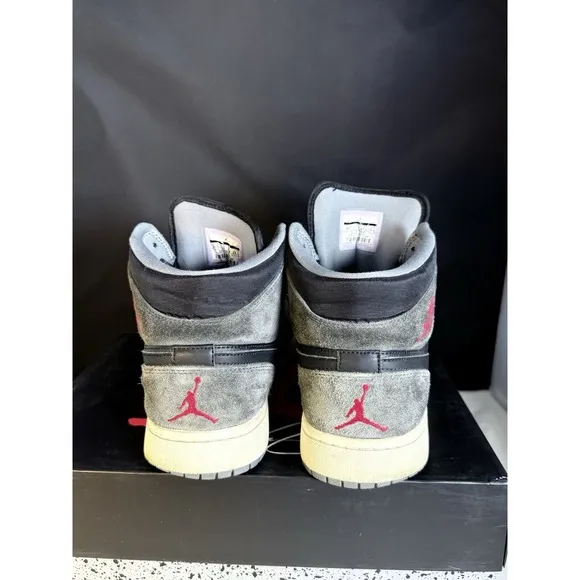 Nike Air Jordan 1 Mid Anthracite 554724-018 Shoes Sneaker Mens 10.5 US 44.5 EU