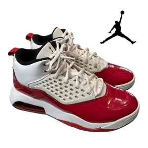 Nike Air Jordan Men's Maxin 200 White Gym Red CD6107-106 Sneakers 10