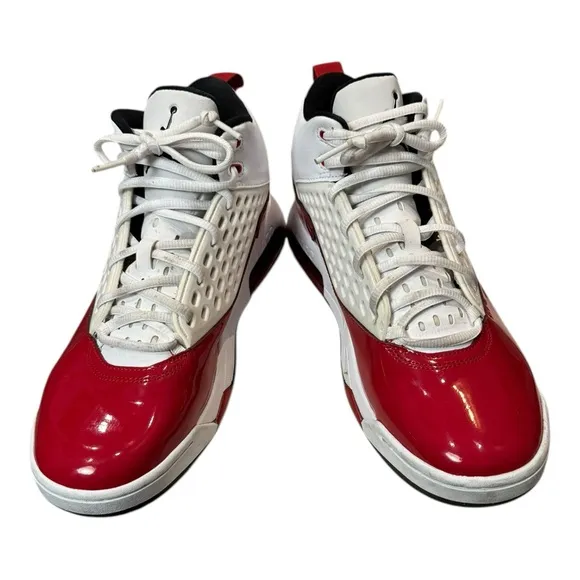 Nike Air Jordan Men's Maxin 200 White Gym Red CD6107-106 Sneakers 10