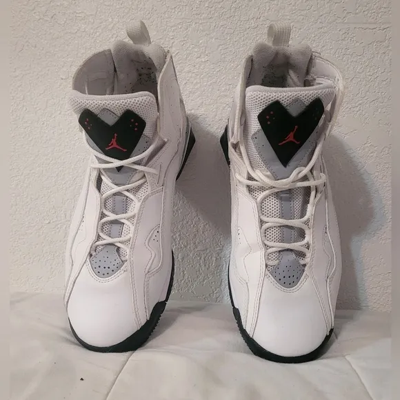 Nike Air Jordan TrueFlight White Mens Size 8.5 Streetwear Athletic Shoes Sneaker