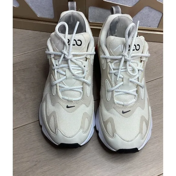 Nike Air Max 200 SE Women Trainers AT6175 US 9 Sneakers White Running Shoes