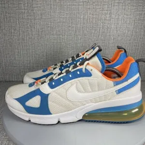 Nike Air Max 270 Futura Mens Running Shoes AO1569-100 White Blue Orange 9.5