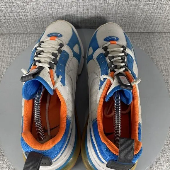 Nike Air Max 270 Futura Mens Running Shoes AO1569-100 White Blue Orange 9.5