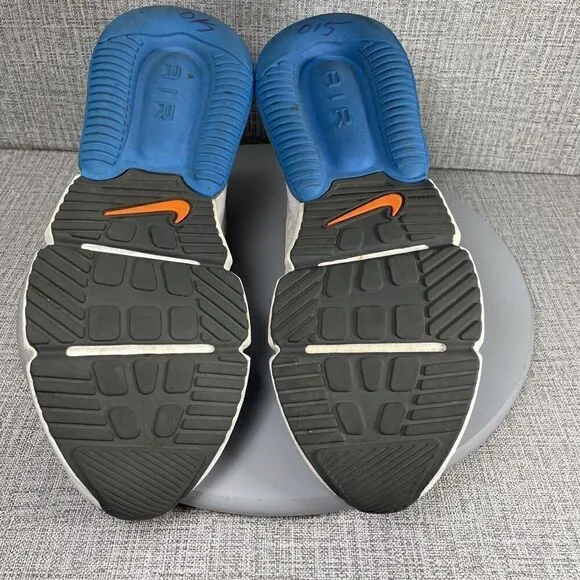 Nike Air Max 270 Futura Mens Running Shoes AO1569-100 White Blue Orange 9.5