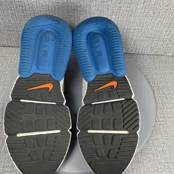 Nike Air Max 270 Futura Mens Running Shoes AO1569-100 White Blue Orange 9.5