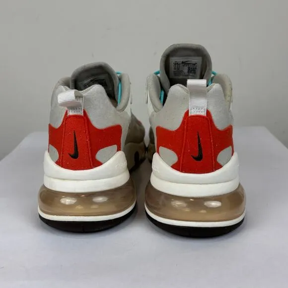 Nike Air Max 270 React Light Beige Chalk Running Sneakers Shoes Men's 11.5