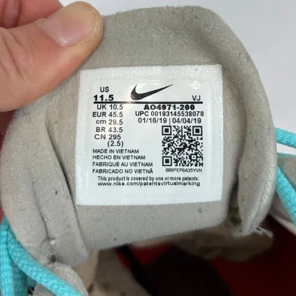 Nike Air Max 270 React Light Beige Chalk Running Sneakers Shoes Men's 11.5