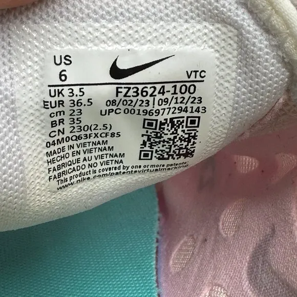 Nike Air Max 270 White Womens Running Shoes FZ3624-100 VNDS Sz 6