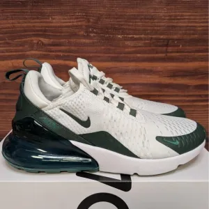 Nike Air Max 270 Women's 9.5 White Vintage Green Bicoastal Shoes HQ3421-100