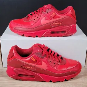 Nike Air Max 90 City Special Chicago Shoes Size 9 Mens Sneakers Red DH0146-600