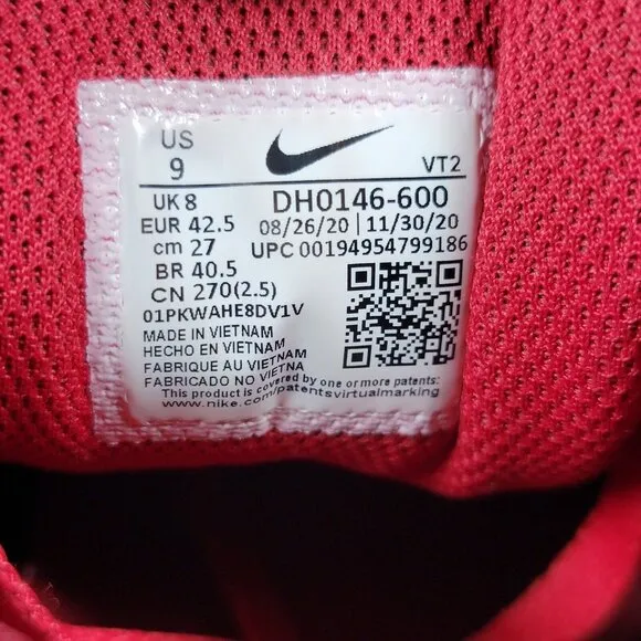 Nike Air Max 90 City Special Chicago Shoes Size 9 Mens Sneakers Red DH0146-600
