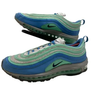 Nike Air Max 97 Mens 9.5 NikeID Shoes Sneaker Retro Running Blue/Teal DJ3181-991